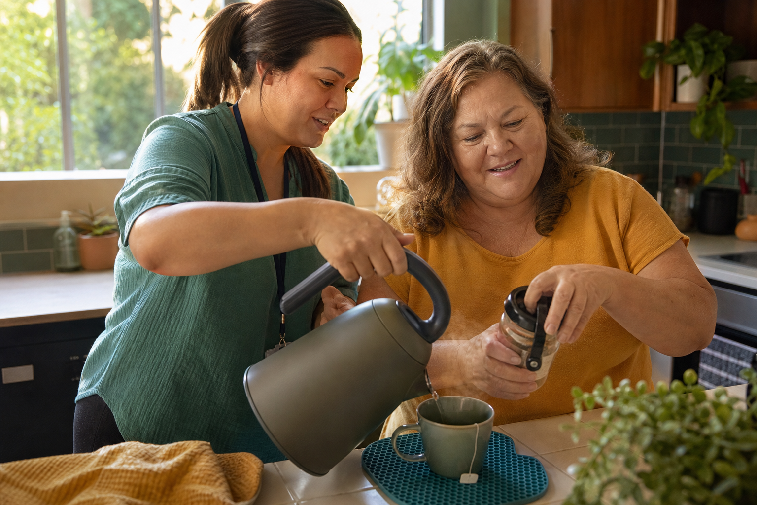 Occupational Therapy support planned around the participant